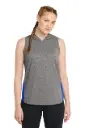 Sport-Tek® Women's PosiCharge® Tri-Blend Wicking Draft Hoodie Tank