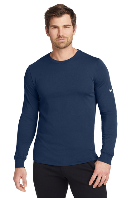 Nike Dri-FIT Cotton/Poly Long Sleeve Tee