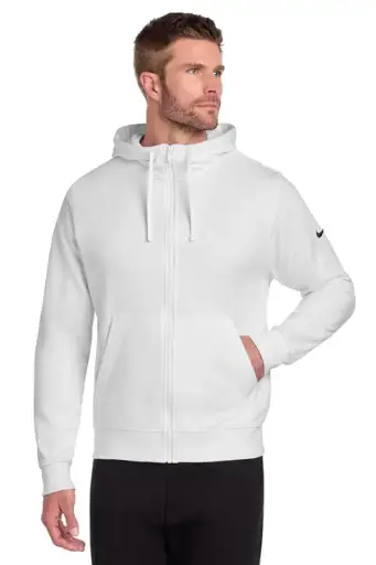 Nike Club Fleece Sleeve Swoosh Full-Zip Hoodie